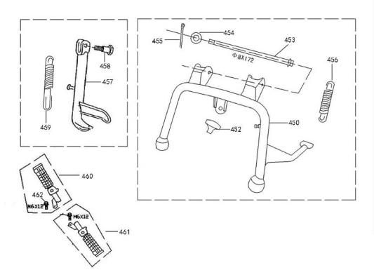Midstand AGM Retro Extra black
