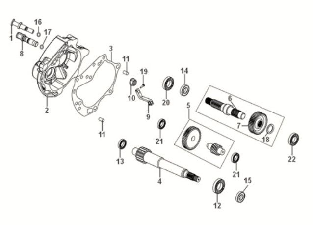Vertanding - Overbrenging Sym Jet 14 50i Euro 5
