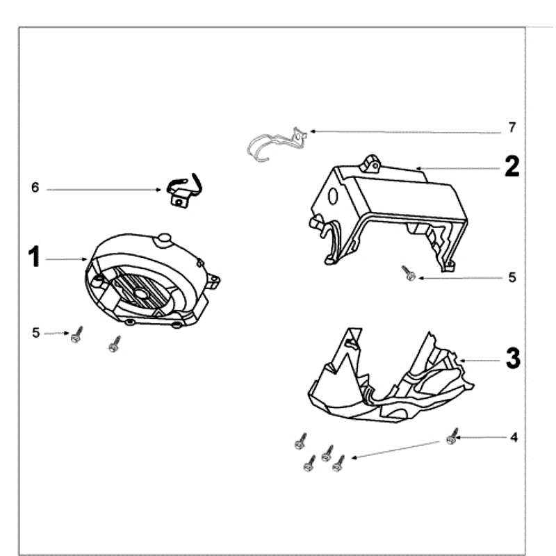 Engine Cover Peugeot New Vivacity 4-stroke Blue
