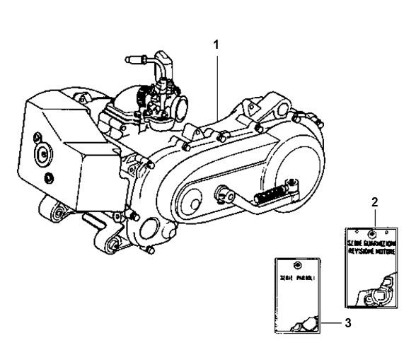 Engine Piaggio Typhoon 98-2005 2-stroke