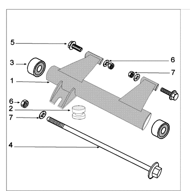 Engine Suspension Peugeot Kisbee RS White
