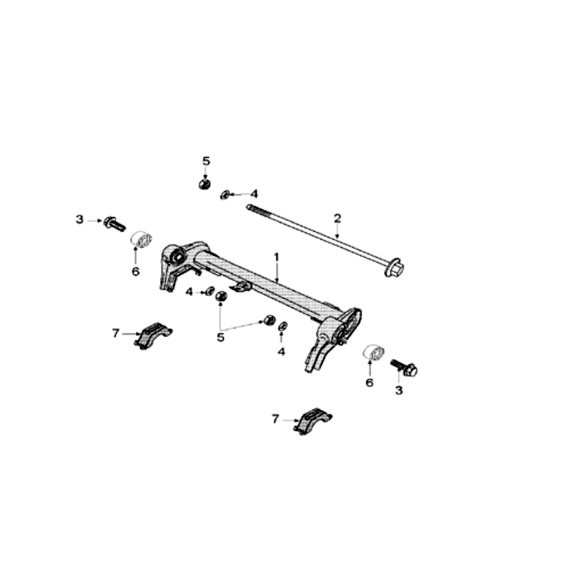 Engine Suspension Peugeot Speedfight 3 AC Blue