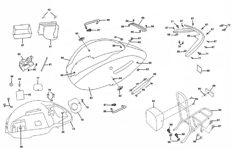Engine Cover - Buddy Bucket Znen Aurora 4-stroke