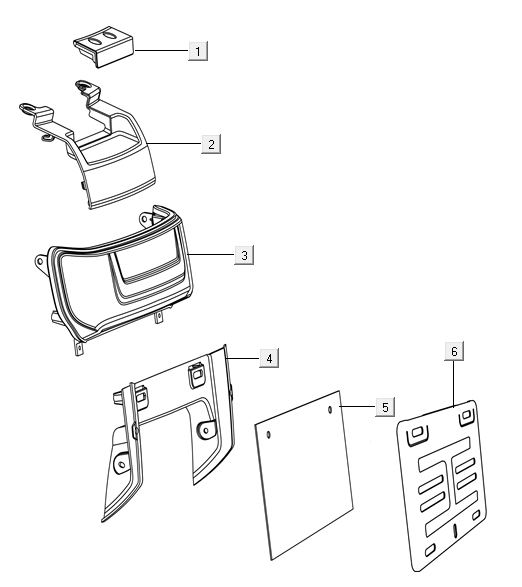 Rear light Niu N-pro black - red