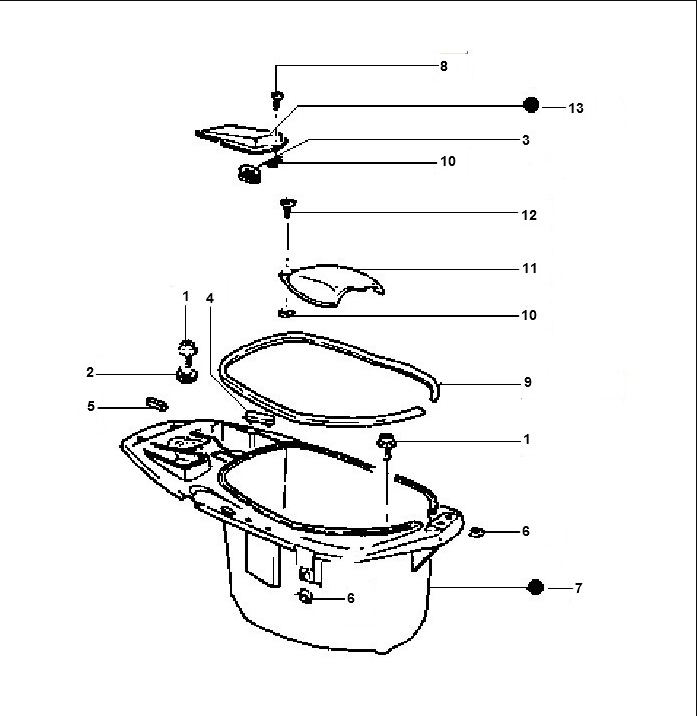 Buddybox Piaggio Typhoon 98-2005 2-stroke