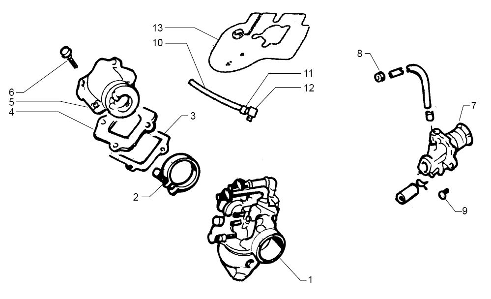 Oil pump Beta Ark-k AC blue 2006 2-stroke