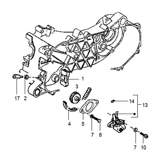 Gilera Runner 98-2005 2-Stroke Oil Pump