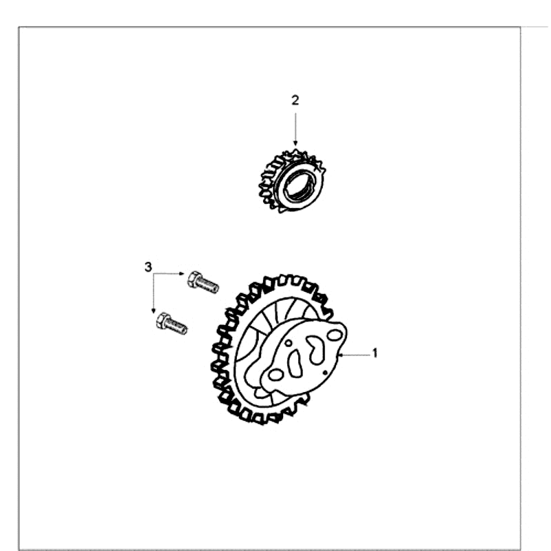 Oil pump Peugeot Tweet old matt grey