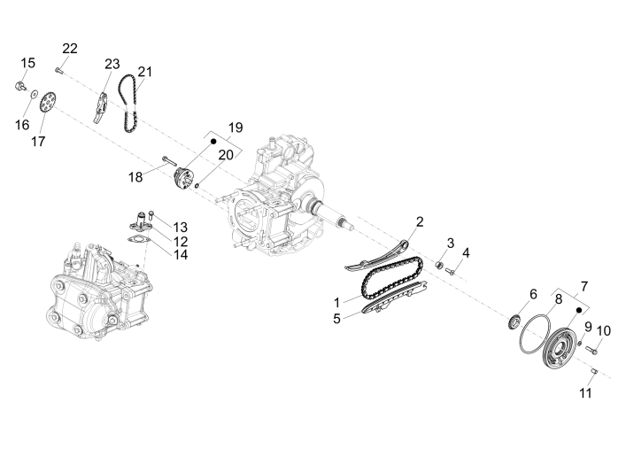 Oil Pump Piaggio Beverly 350 E3 Sport Touring 2013-2014