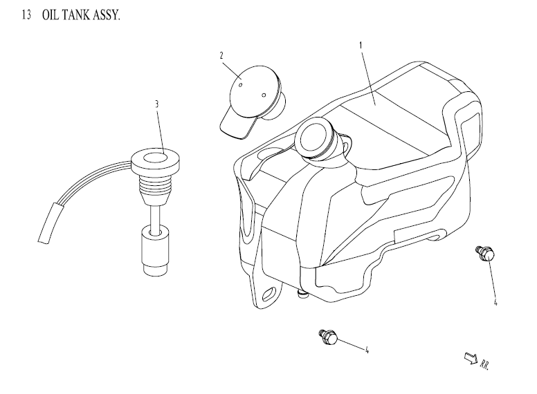 Oil tank China Venom white