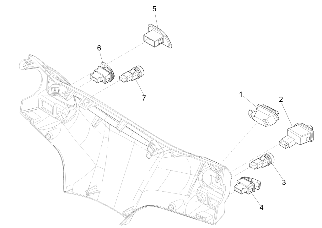 Piaggio Liberty 50 4-stroke diverters (IGET Euro 5)