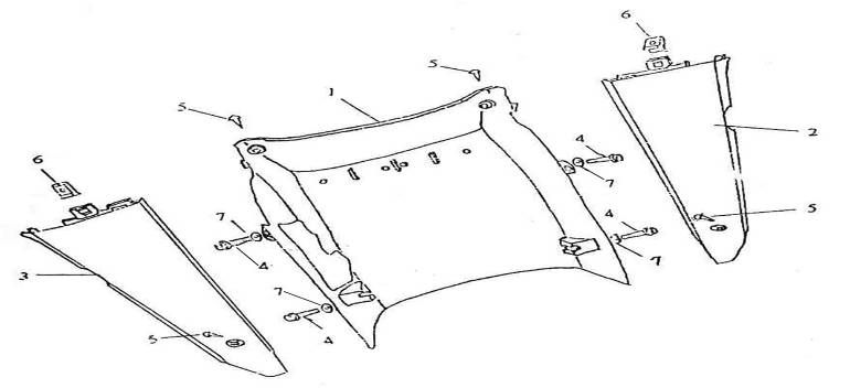 Lower cowl Skirt AGM GT pink