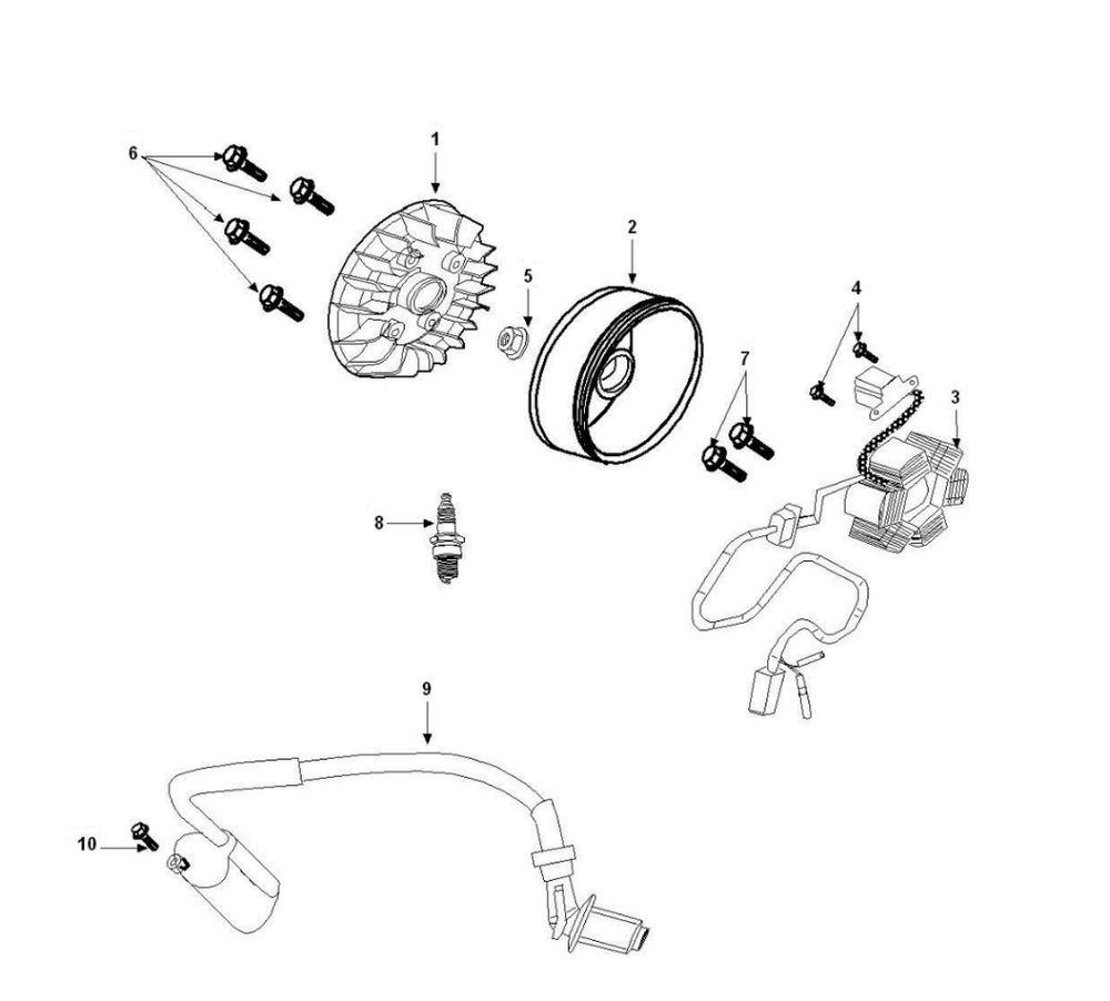 Ignition Coil Peugeot Tweet 4-stroke