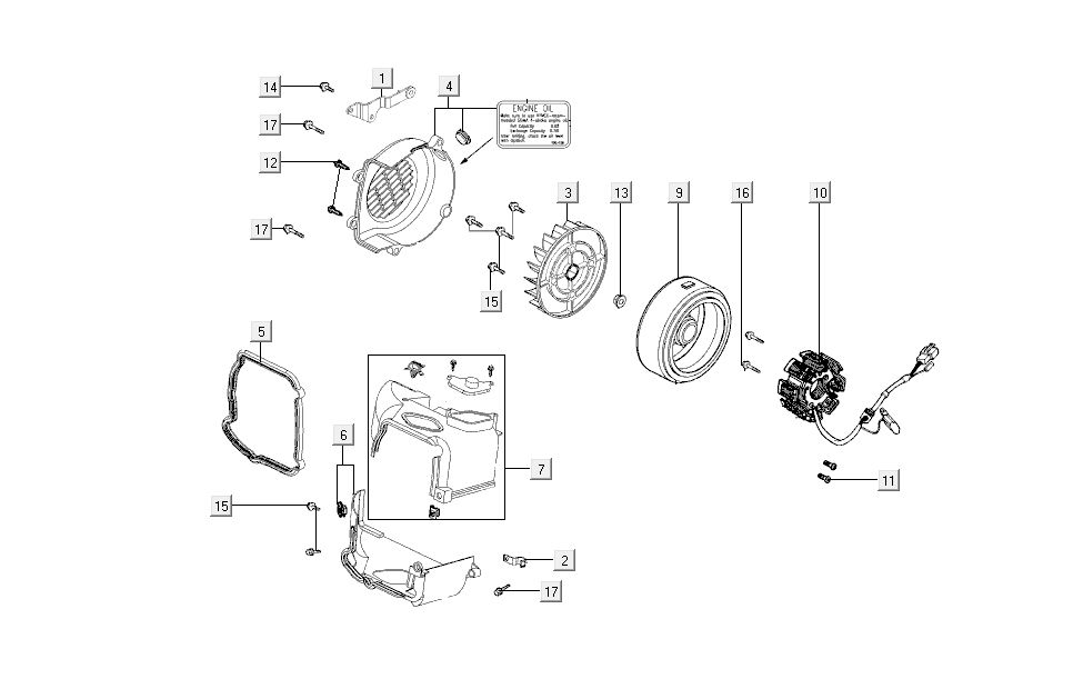 ignition cooling Kymco Super8 4-stroke from 2009 white