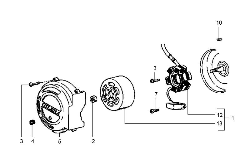 Ignition Gilera Runner 98-2005 2-stroke