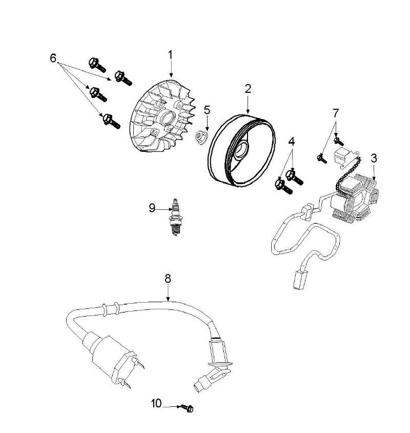 Ignition Peugeot Vivacity 3 4-Stroke