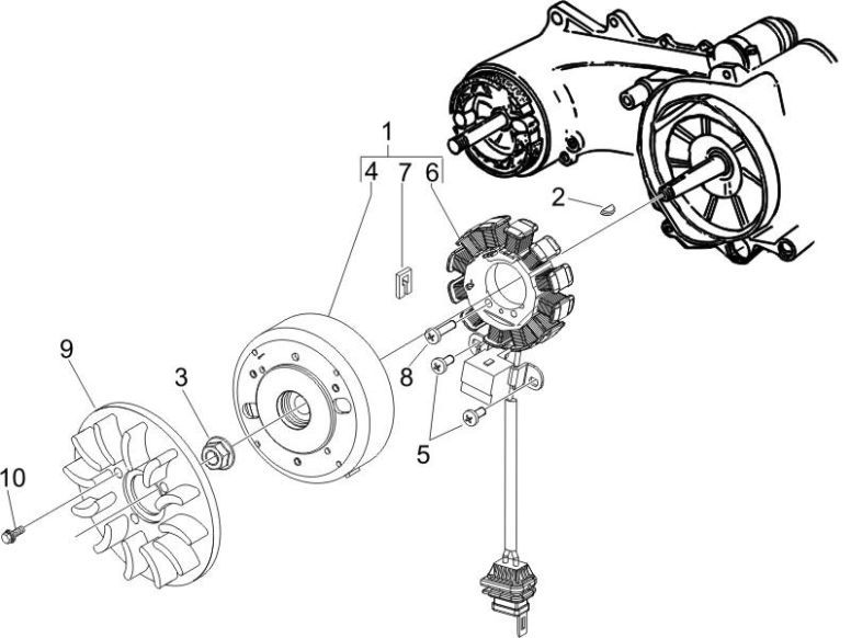 Ignition Piaggio Zip 2000 4-stroke AC