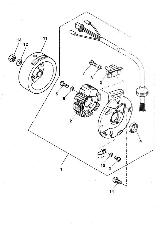 Ignition Yamaha Bw's 2-stroke