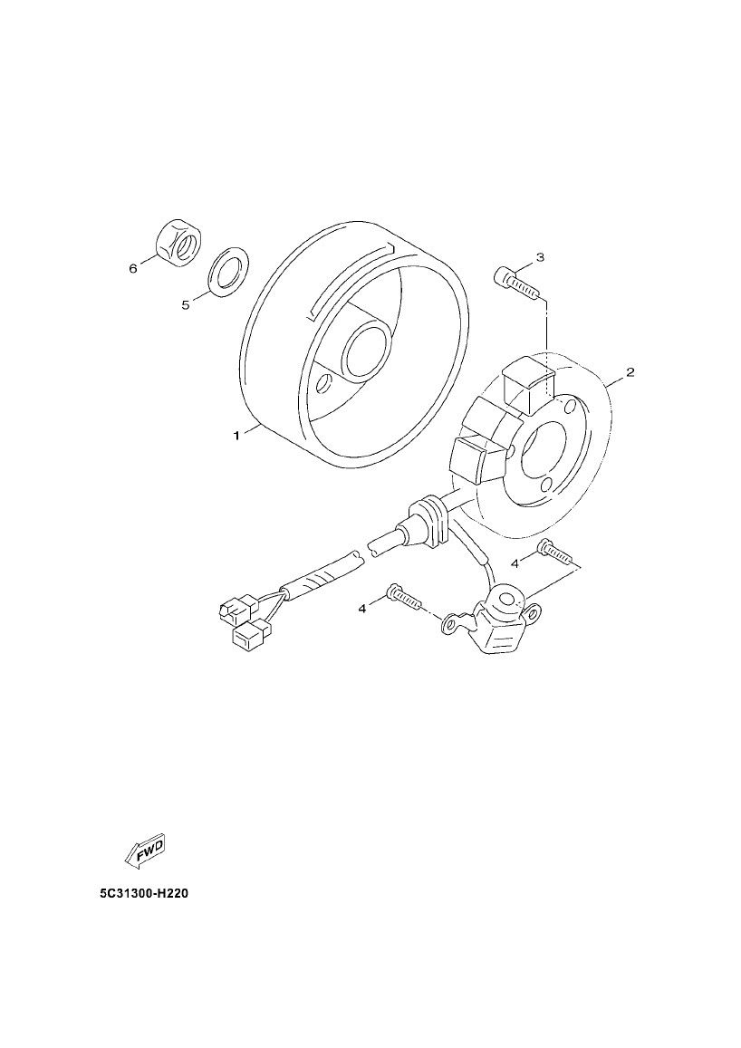 Ignition Yamaha Neo's 4-stroke (after 2008)