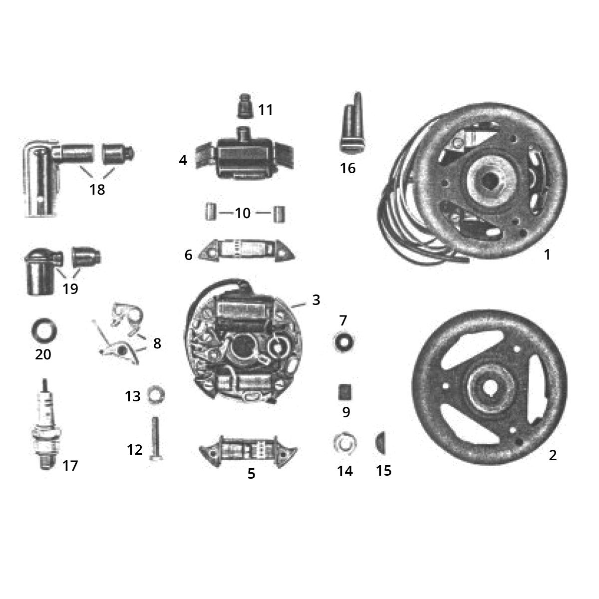 Zundapp C50 Sport 517-21L0 ignition