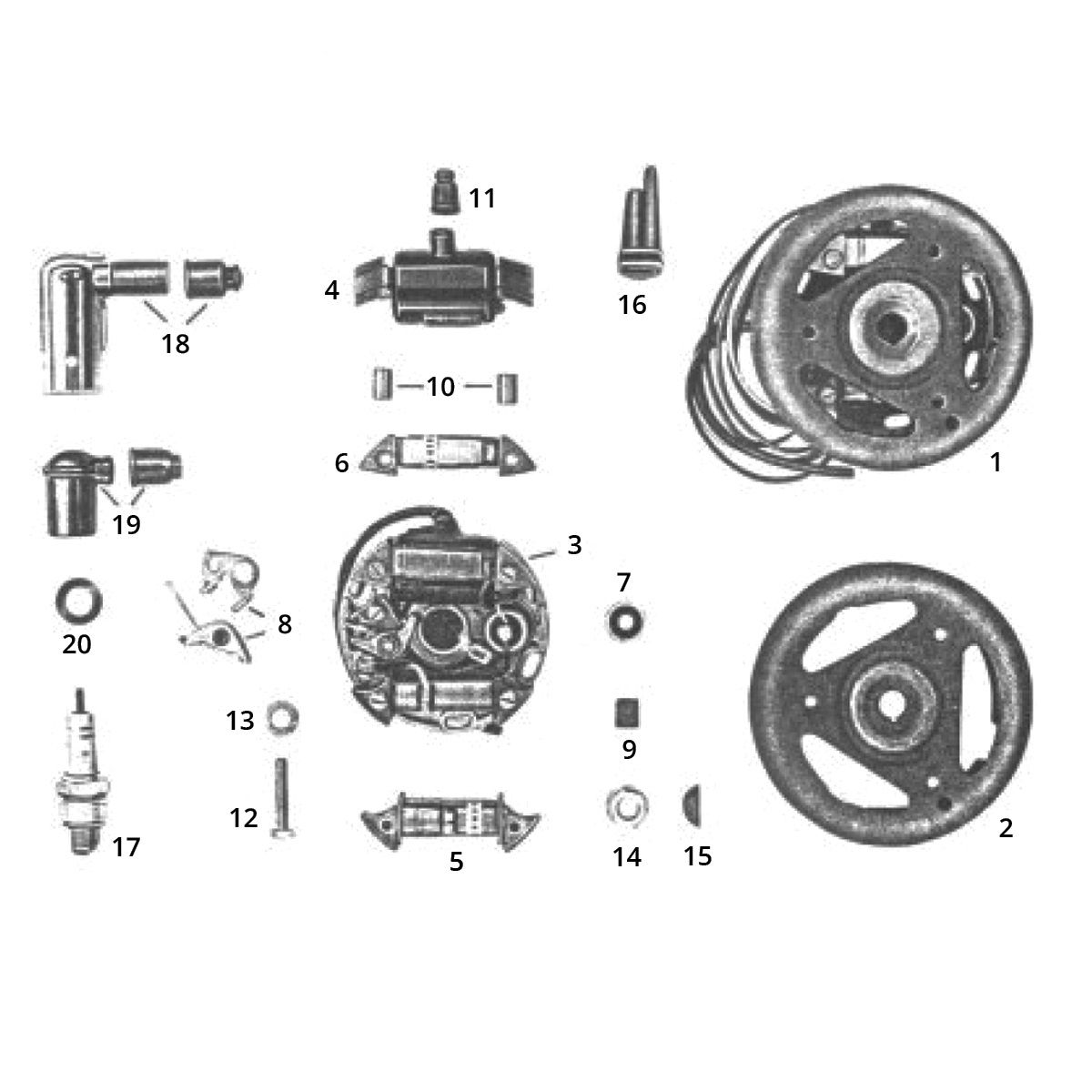 Zundapp GTS 50 517-40L0 ignition