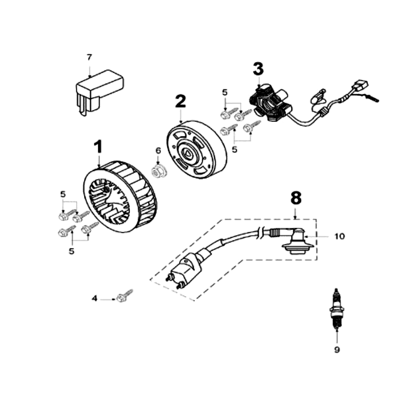 Ignition part Peugeot Speedfight 2 AC Black