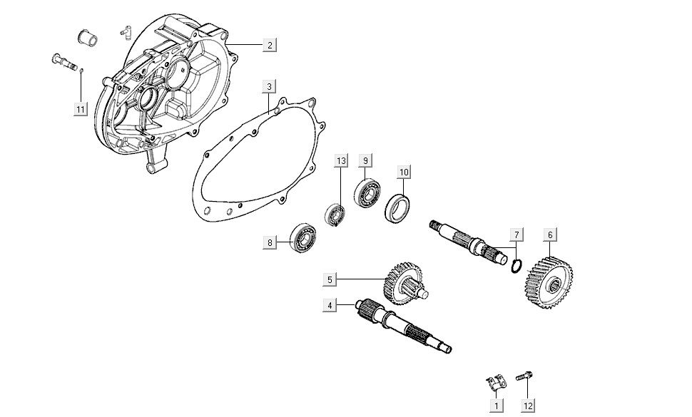 transmission AGILITY CITY 16 4T 125