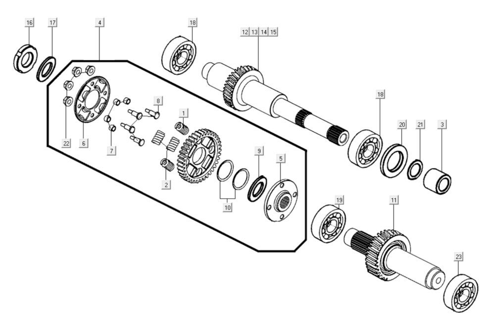 Transmission Kymco Myroad 700i