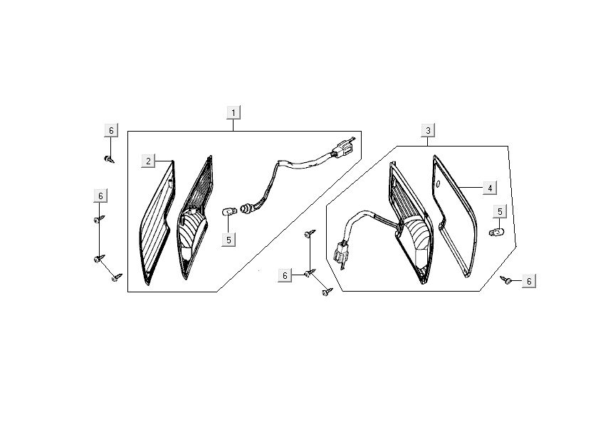 Turn Signals Kymco New Dink 4-stroke gold
