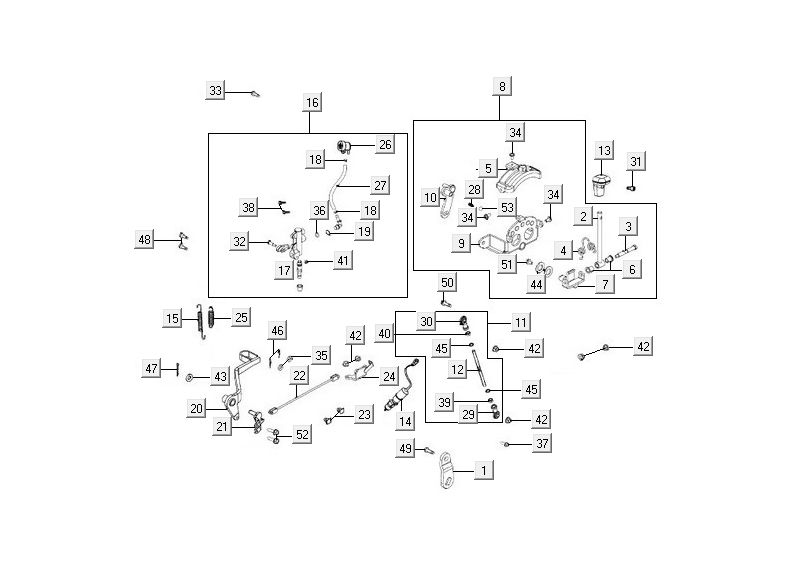 Switching system Kymco MXU 500