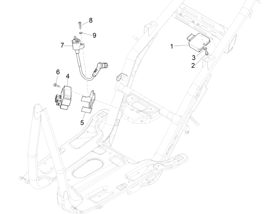 Voltage regulator - Ignition coil - Electronic parts Piaggio NRG Power 50 2-stroke LC Euro 4