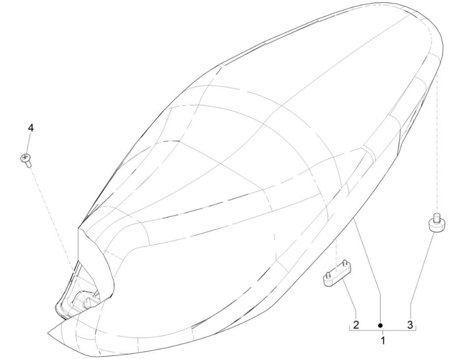 Piaggio NRG Power 50 2-stroke LC Euro 4 saddle