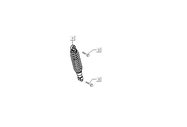 Shock absorber Kymco Agility 12
