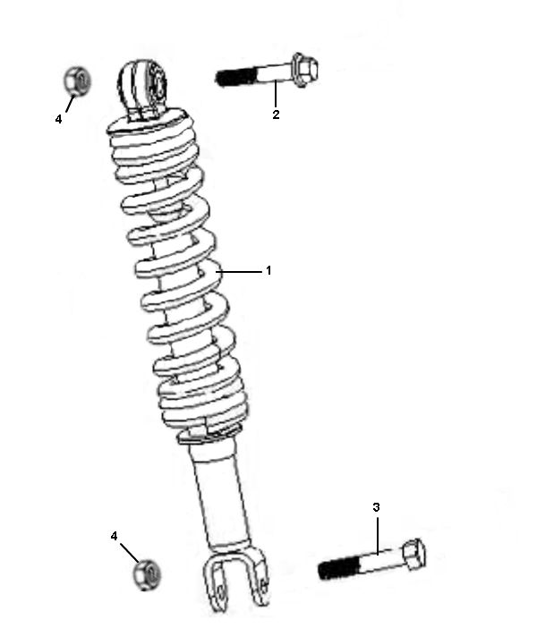 Shock absorber Viraggio Sensa 4-stroke