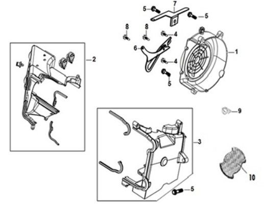 Shroud Assy Sym Orbit III 125i E5