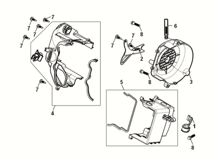 Shroud assy Sym Orbit III 50 E5