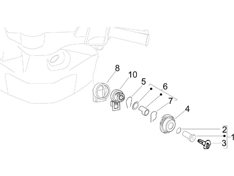 Piaggio Zip 2000 4-stroke AC lock
