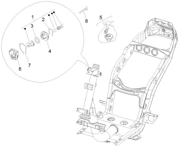 Piaggio New Fly 4-stroke 2-valve lock