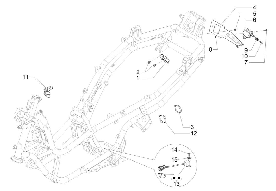 Piaggio MP3 300 ie E4 LT BUSINESS locks - SPORT NOABS-ABS 2016 - 2018 (EMEA)