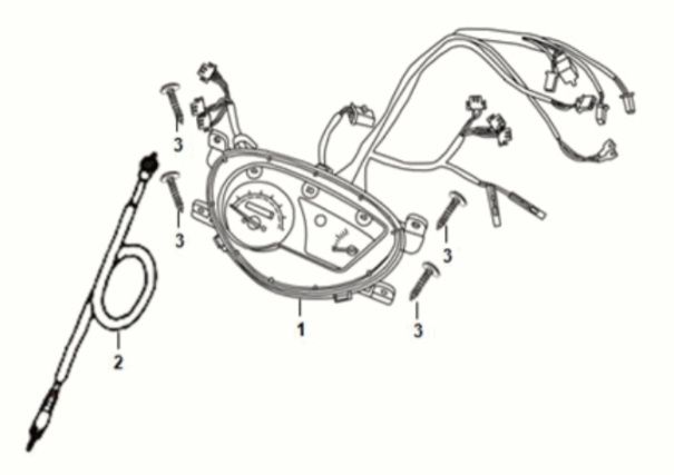 Speed Meter Sym Orbit III 125I E5