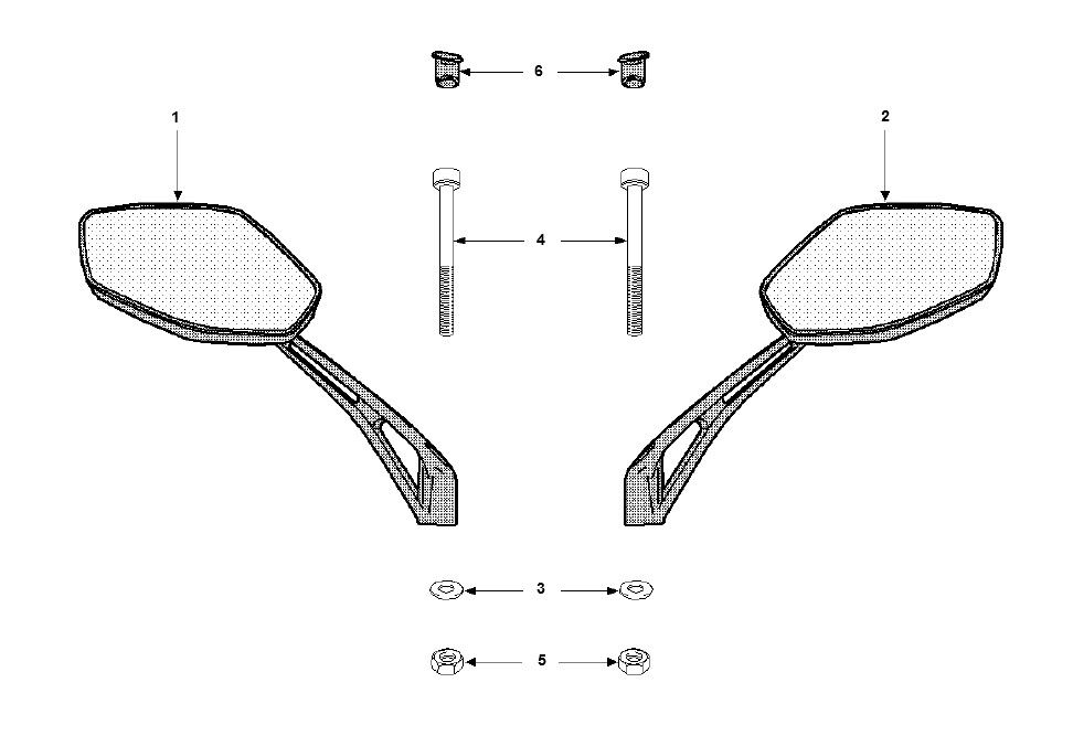 Mirrors Peugeot Speedfight 3 LC 2-Stroke