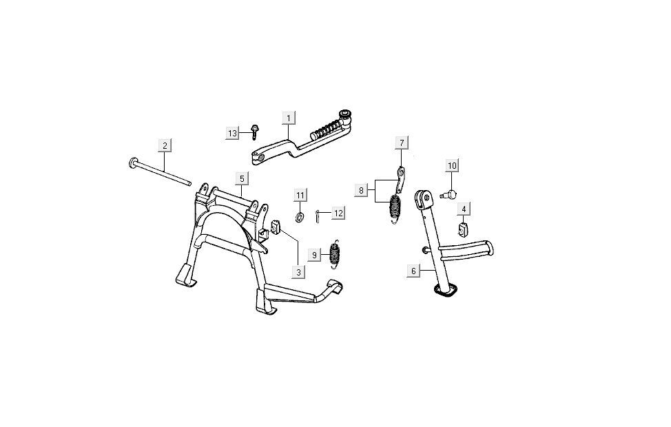 Kickstarter Kymco B&W LC 2-stroke silver