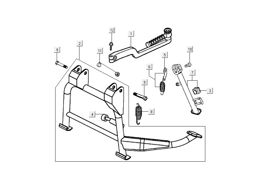 Standard - Kickstarter Kymco New Dink 4-stroke black metallic