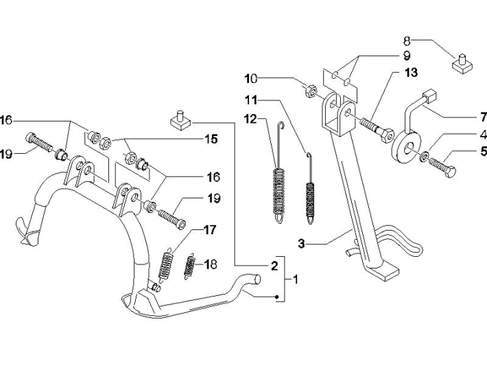 Standard Piaggio Beverly 500 E3 2007-2012