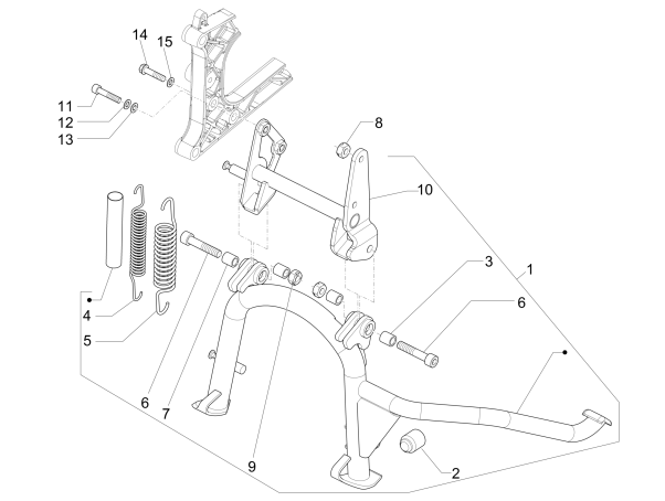 Standard Piaggio MP3 500 LT Sport 2014-2016