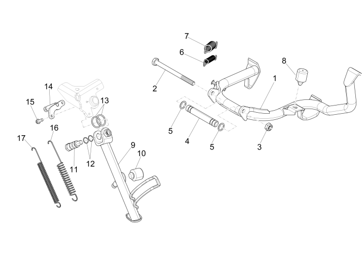 Standard Vespa GTS 250 ie 2005-2016 (without ABS)