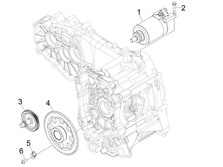 Starting - electric start Piaggio MP3 300LT Sport 2009-2014