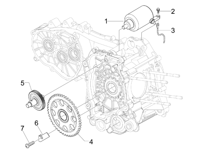 Starting - Electric Starting Vespa GTS 300 ie 2008-2016 (with and without ABS)