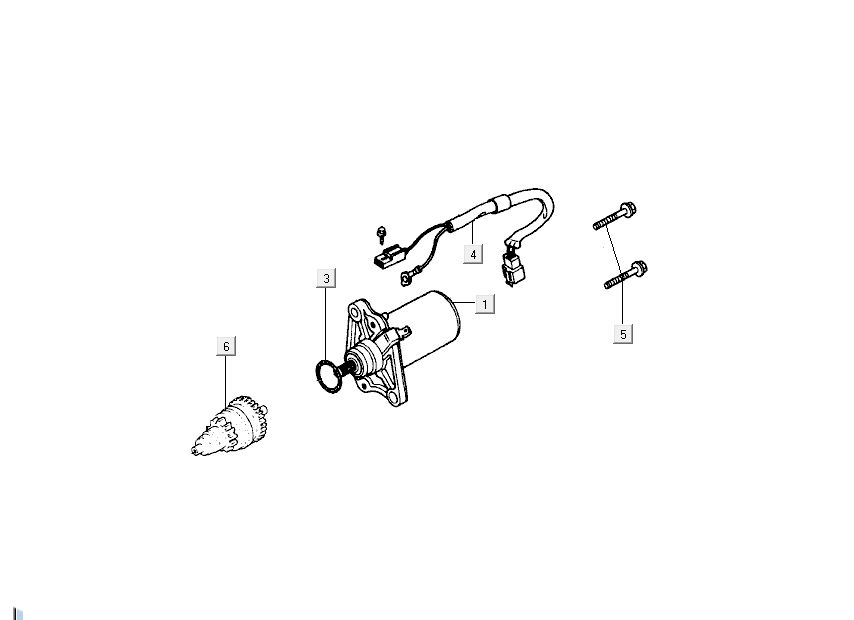 Starter Kymco Super9 2-stroke nm silver