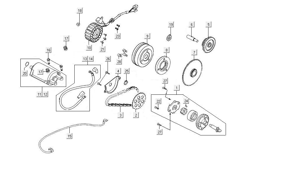 Starter Kymco MXU 300